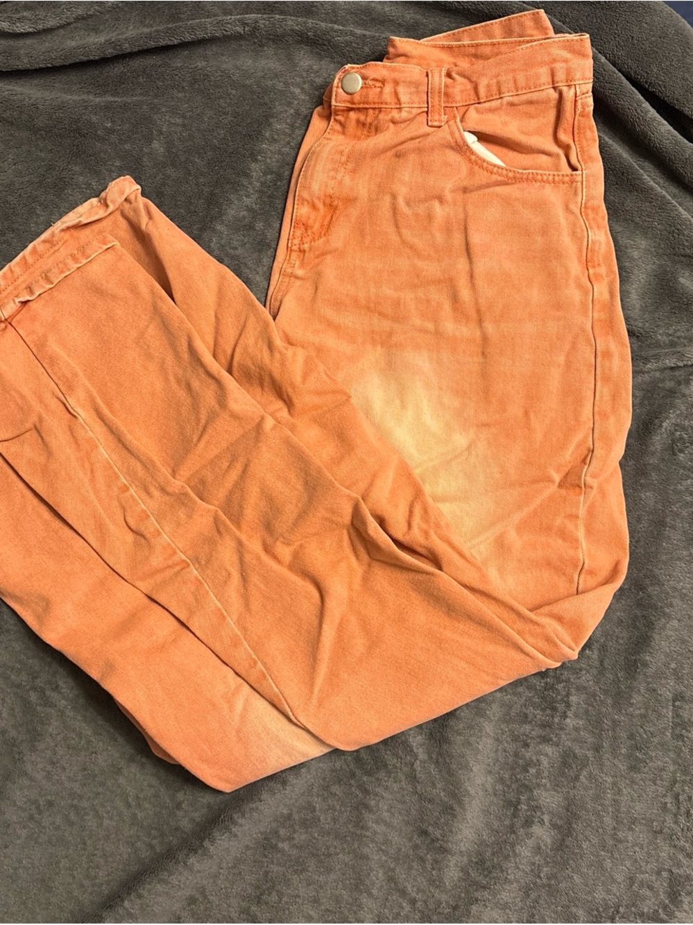 NFINITY Men's Corduroy Pants in Burnt Orange